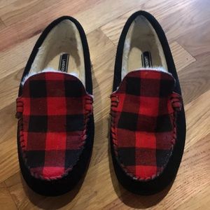 Lands’ end moccasin slippers